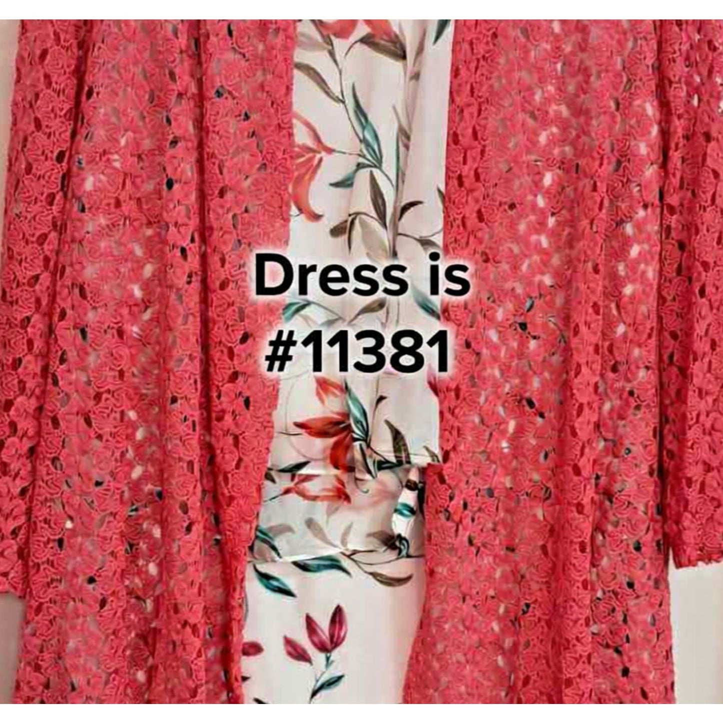 - Coral Crochet Lace Openwork Cardigan Flo Layering Sweater Southern Lady Sz 1X